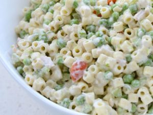 ensalada de pasta con atun y mayonesa 